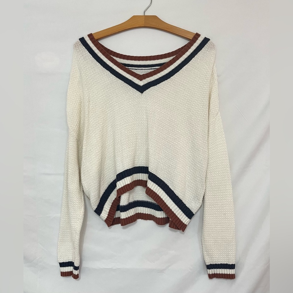 Women's American Eagle Cropped Oversized Sweater (S)